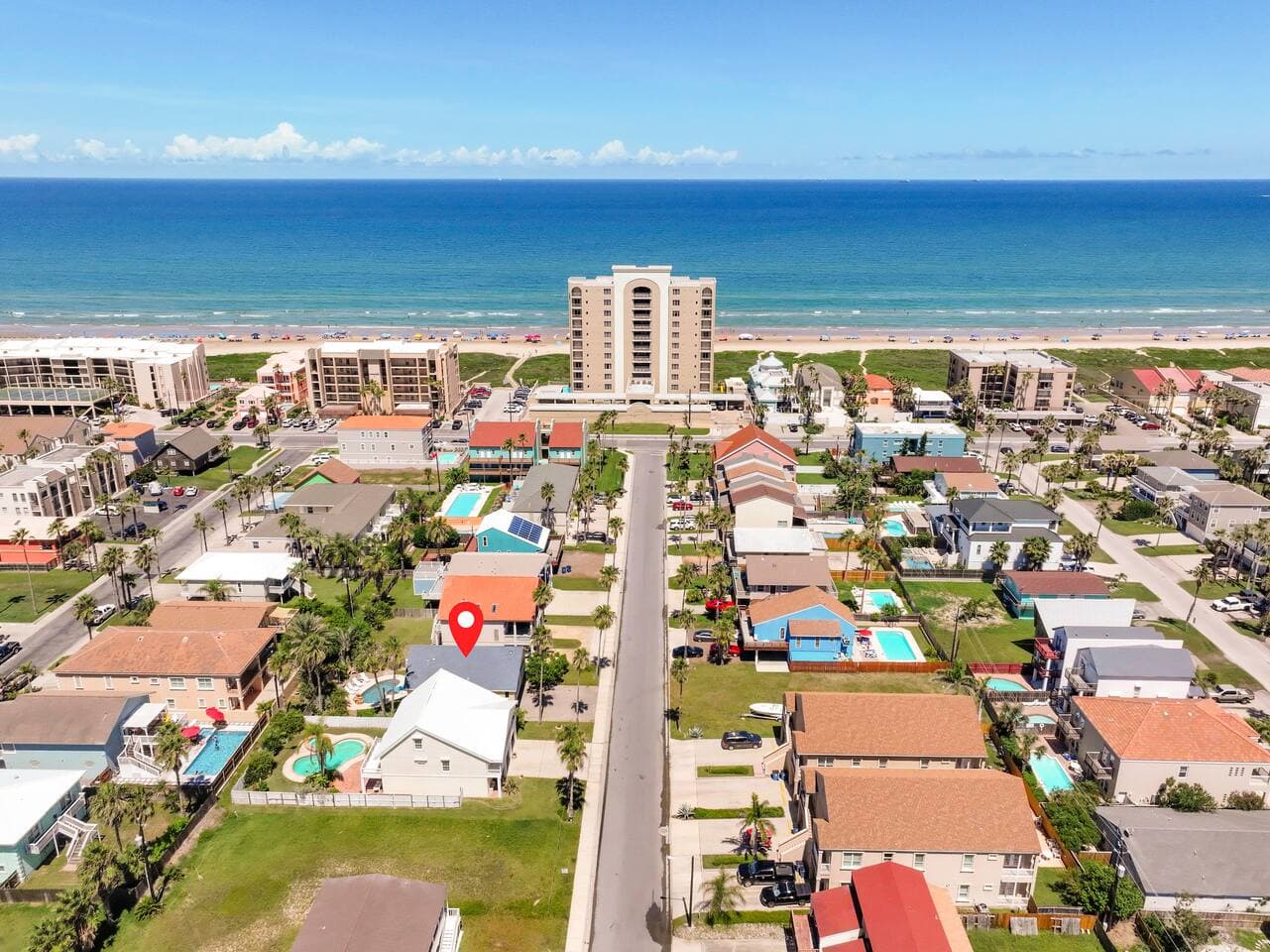 South Padre Island beach walk